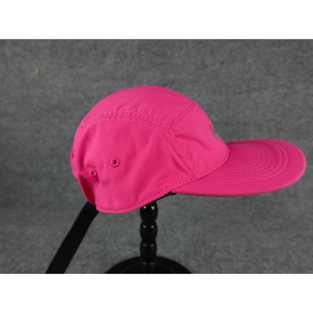 Nike AW84 Dri‎ Fit 5 Panel Hat Cap Pink Fuchsia Reflective Swoosh Running Golf - Picture 3 of 7